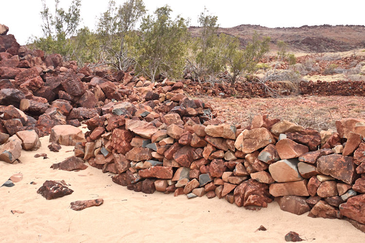 West Remains of sheep station infrastructure, Lewis Island, DampierArchipelago, Western Australia