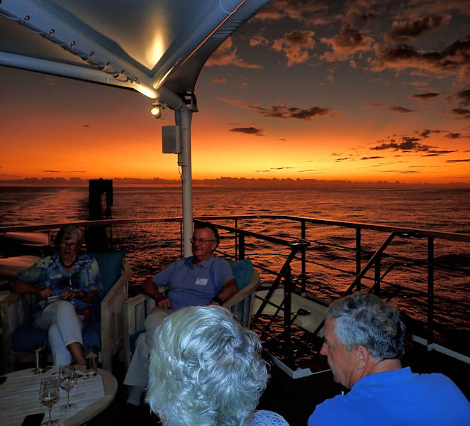 Sunset from the Coral Adventurer, DampierArchipelago, Western Australia